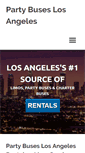Mobile Screenshot of partybuseslosangeles.org